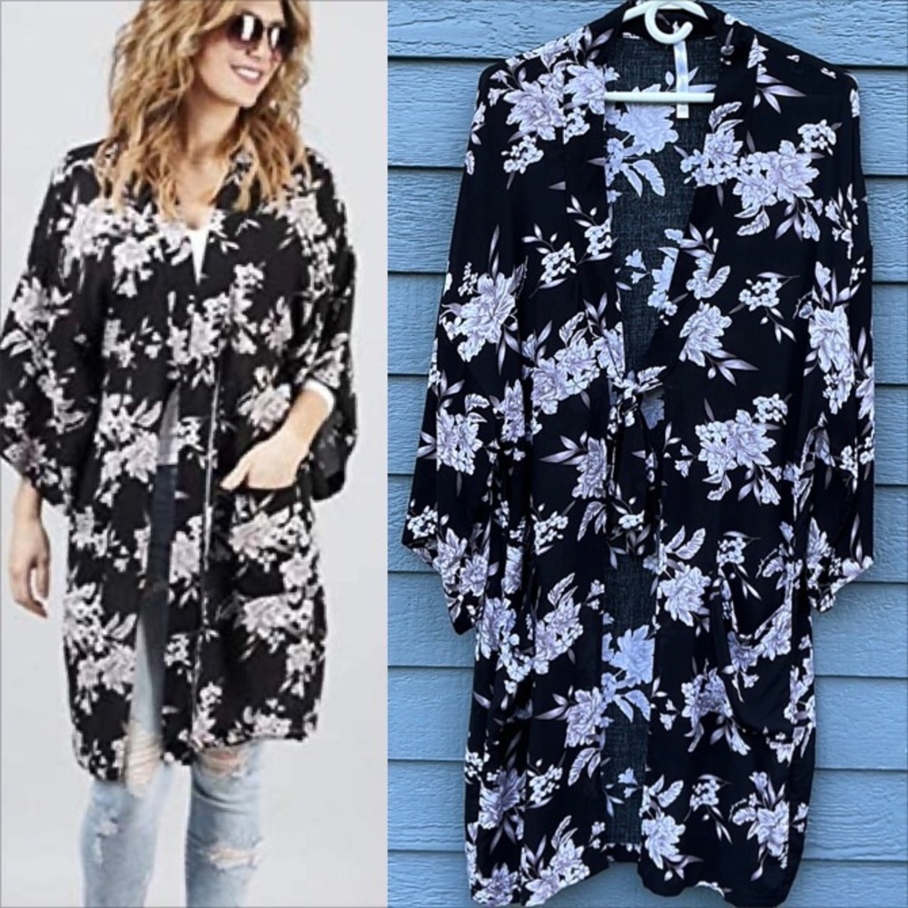 Spiritual Gangster Maya Floral Kimono
